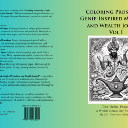 Genie-Inspired Mandalas and Wealth Journal